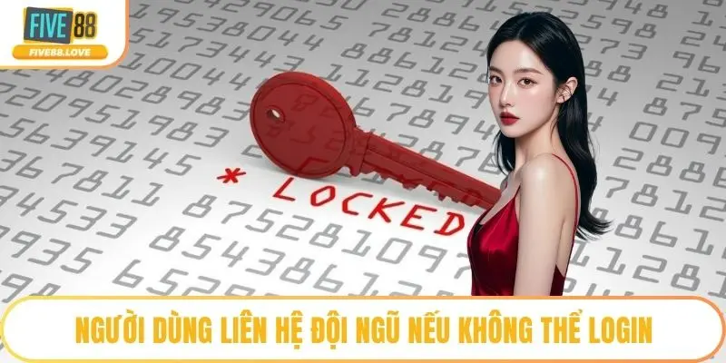 Người dùng liên hệ đội ngũ nếu không thể login